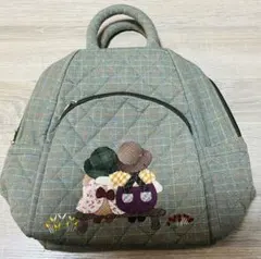 ★新作★スーちゃん＆ビリーくん　リュック　ボディバッグ　ハンドメイド　グリーン系