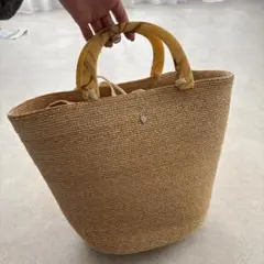 LUDLOWキャタピラー刺繍 ストローかごバッグ - メルカリ