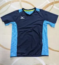 【Mizuno】レディース Tシャツ M ネイビー/ブルー