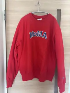 Champion MoMAロゴ リバースウィーブ トレーナー L