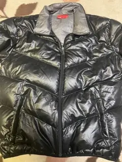 PUMA ブラック キルティング ダウンジャケット