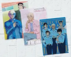 名探偵コナン　安室透　警察学校組　コナンカフェ限定クリアファイル　３枚