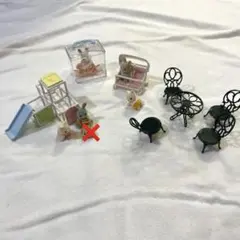 シルバニアファミリー 赤ちゃん 子ども おもちゃ うさぎ 猫 人形 セット売り