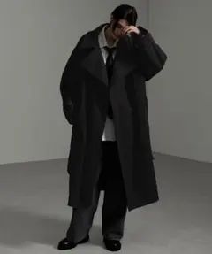 きりと様専用】THE LONG COAT/ザ ロングコート ネイビー - メルカリ
