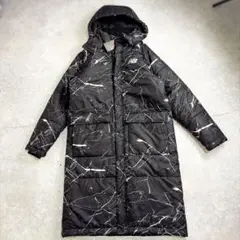 新品・タグ付き✨ニューバランス　ベンチコート　Mサイズ　マーブル柄