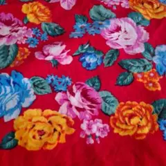 KENZO バスタオル　花柄　【希少】未使用のサムネイル