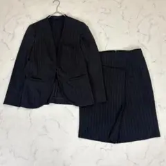 高級】Brioni　ブリオーニ　スーツ　セットアップ　スカート　カシミヤ　モヘア Brioni ブリオーニ スーツ セットアップ スカート シルク ストライプ L