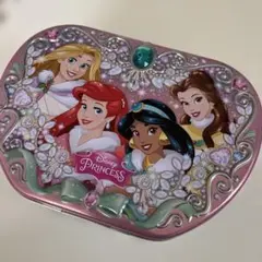 ディズニープリンセス 収納ボックス　缶