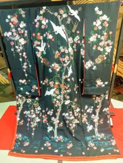 801正絹振袖白熨斗目155cm~ - メルカリ