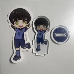 ブルーロック 蜂楽廻 ダイソーアクスタ ステッカー