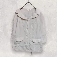 MINIMUM MINIMUM シャツブラウス M ベージュ 長袖 シンプル