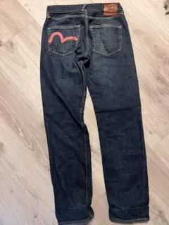 EVISU エヴィス デニムパンツ ピンクペイントのサムネイル