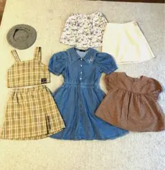 女の子服6点セット　130.140センチ