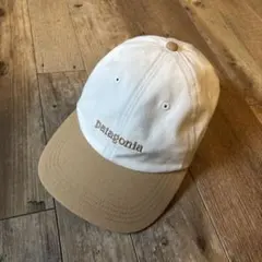 patagonia キャップ ホワイト/ベージュ