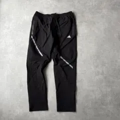 う*う様 17206 アディダス プリントロゴ ナイロンパンツ 黒色