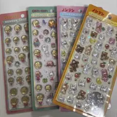 【正規品】新作 ボンボンドロップシール ノンタン コジコジ 4枚セット