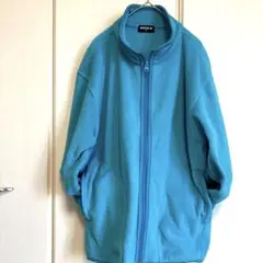 オールドユニクロ❤️Ｍ✨ターコイズブルー✨フリースジャケット❤️フルジップ✨希少‼️