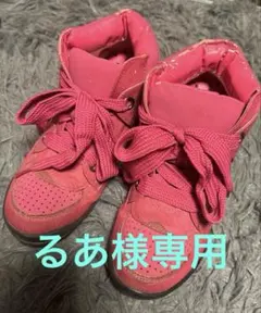 zipper ピンク ハイカットスニーカー Mサイズのサムネイル