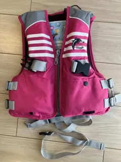 ピンク ストライプ ライフジャケット S