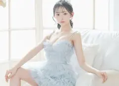 【新品未使用⟡.·】レイヤードフリルリボンキャミソールドレス