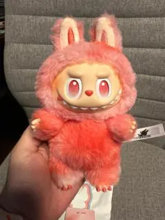 【美品】POP MART LABUBU エナジー　ラブブ　LOVE 赤