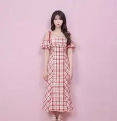 2026年最新】m me eme 2wayチェックロングマーメイドワンピースの人気