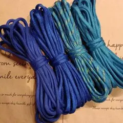 パラコード　5m　4色　ハンドメイド　キーホルダー　4ミリ　G