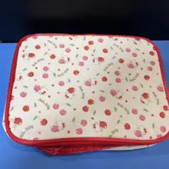 郵便局限定 ハローキティ チェリー柄 マルチケース トラベルポーチ