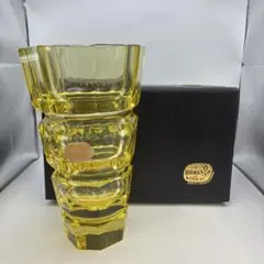 ボヘミアクリスタル 花瓶 カットデザイン Y【7】のサムネイル