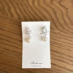 Bride me パールクリスタル　イヤリング ZP-13