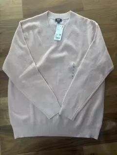 UNIQLO ワッフルVネックセーター