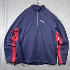 【NFL】ニューイングランド・ペイトリオッツ 裏フリースラグランハーフジップのサムネイル