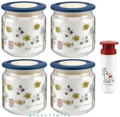 ■新品未開封トイストーリー/ヴィンテージ真空保存ポット500　4点と真空ポンプ■