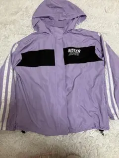 【美品】SISTER JENNI ラベンダー ジップアップジャケット　160
