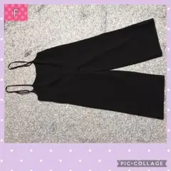 値下げ　ブラック サロペット M~Lサイズ