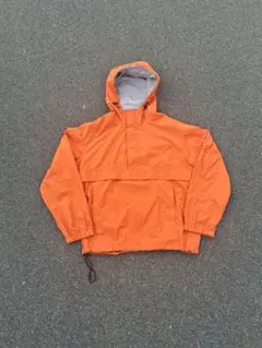 90s old uniqlo アノラックパーカー ナイロン オレンジ y2k