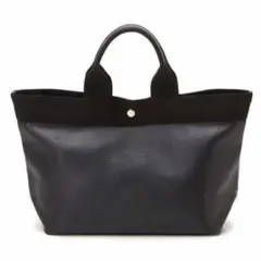 【美品】TOPKAPI リプル　ネオレザー　トートバッグ　A4 黒