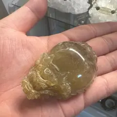 ☆鑑別書付き☆タイチンルチル☆金運の神獣・龍亀！☆