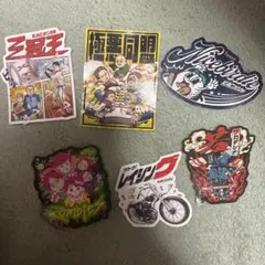 離婚伝説 ツアーステッカー 離婚伝説なにかが出るステッカー 7種