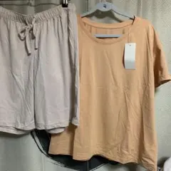 新品タグ付き欲しい UNIQLO エアリズムコットンセット オレンジ Mのサムネイル