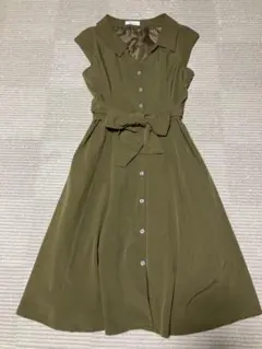 ☆Bye Bye バイバイ　ワンピース　Fサイズ 半袖　デート服　オフィス ☆③のサムネイル