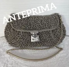 ANTEPRIMA アンテプリマ グレー チェーンショルダーバッグ ハンドバッグ