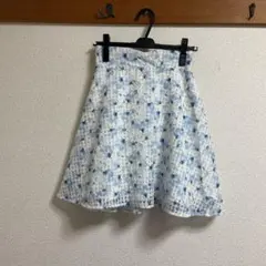 ミーア　MIIA シアースカート　花柄スカート