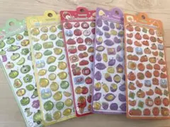 inamazy 3D embossed sticker シール 食べ物