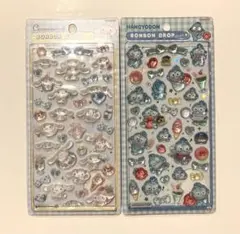 シナモロール ハンギョドン ボンボンドロップシール2枚セット