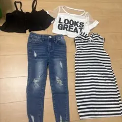 キッズ服まとめ売り❗️トップスズボンワンピースセット✨