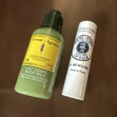 ロクシタン L'OCCITANE リップバーム ボディミルク セット売り