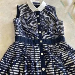 エムズグレイシー　ノースリーブフレアワンピース　size 38