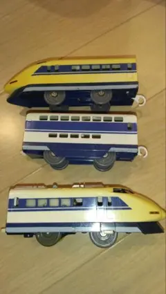 プラレール 100系新幹線 3両セット（不動品・色褪せあり）