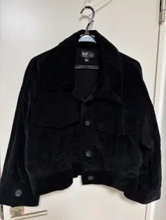 ZARA ザラ ブラック コーデュロイ アウター